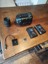 Blackmagic Cinema Camera + Lens, Memory Card, Battery And Accesories