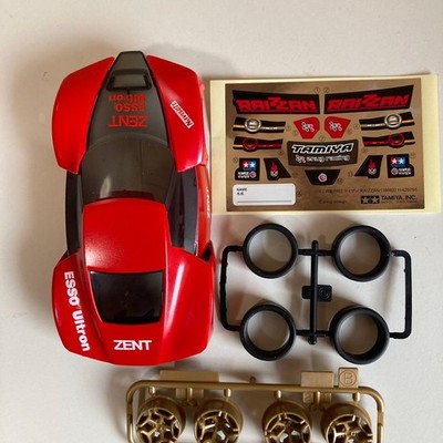 Tamiya Mini 4WD ZENT ESSO Ultron Red 1/32 with Wheels & Tires Used
