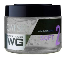 Gatsby Japan Water Gloss - Soft, Wet Look Hair Gel Holding Level 2, 300gm