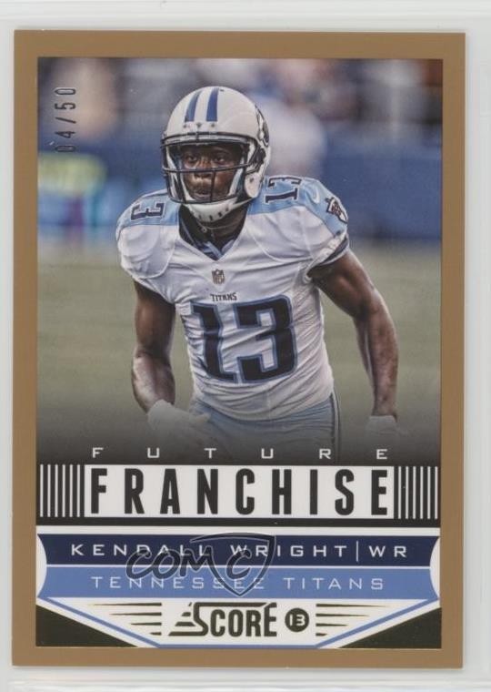 2013 Score Future Franchise Gold Zone 4/50 Kendall Wright #329 1be