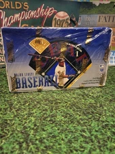 UNOPENED box of 1995 Donruss Leaf Baseball cards series 1, wrapper still intact