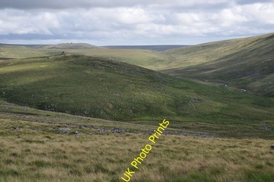 Photo A2 West Devon : Dartmoor Scenery Fordsland Ledge Looking out acros c2014