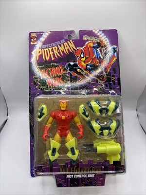 Marvel Spider-Man Techno-Wars Vault Guardsman Figur Toy Biz siehe Beschreibung