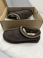 UGG Tasman II Chocolate Brown Suede Slippers Size UK 4 EU 37 Brand New In Box