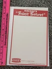 Vintage Coca Cola Soda Kresge’s Today’s Features 1 Diner Menu Sleeve NOS Rare
