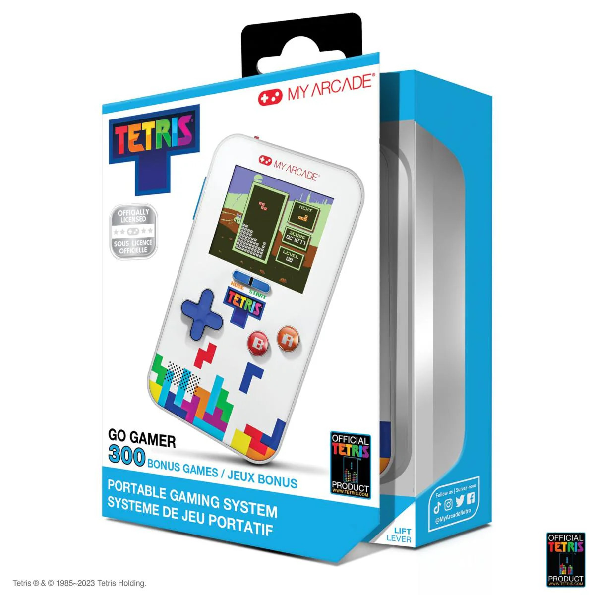 Mini console portable Tetris My Arcade idée cadeau nostalgie originale