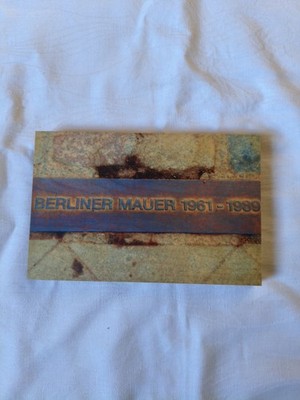 Berliner Mauer Gedenkfoto Holzdruck 13x20cm Foto Auf Holz Guter Gebrauchter...