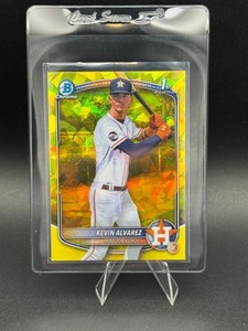2025 Bowman Chrome Sapphire Edition Kevin Alvarez #BCP-227 Yellow Refractor /75