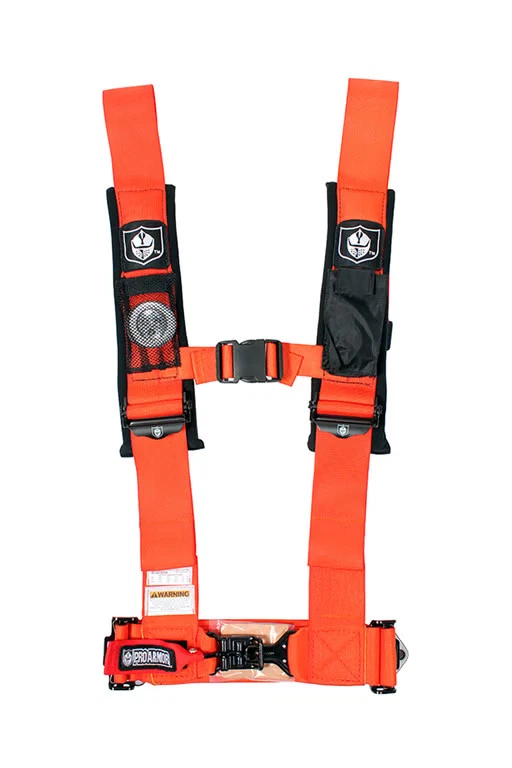 Pro Armor 5pt Harness - Orange ATV/UTV A115230OR 67-15230OR - Image 2 of 4