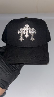 Chrome Triple Cross Barbas Hats | eBay