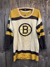 RARE Vintage 1951/52 Boston Bruins GAME USED Wool Hockey Jersey #16 WOW 🔥🔥