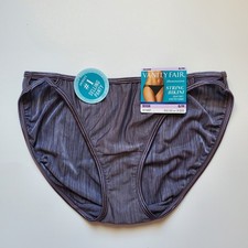 Vanity Fair Size 6 / M Illumination String Bikini Panties 18108 Shiny Underwear