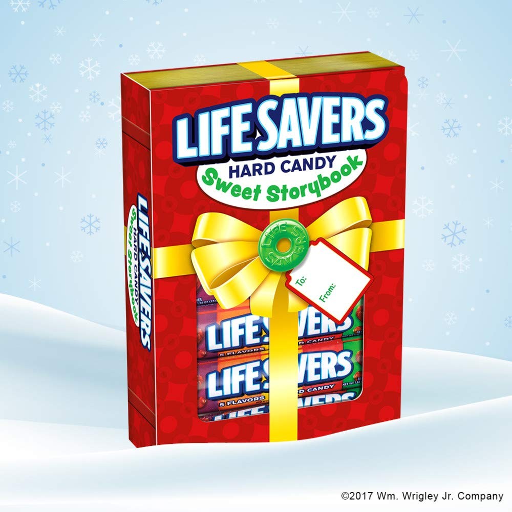 LIFE SAVERS 5 Flavors Sweet Storybook Gift Box, 1.14-Ounce Roll (6