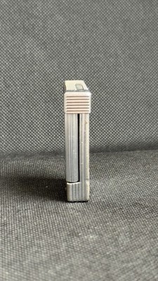 Parker Roller Beacon Dunhill 1940s Silver Engine Turned Lighter