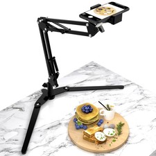 Overhead Phone Mount with Holder, Phone Stand for Recording, Adjustable Table...