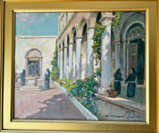 Dipinto di Maresca Serra Mario (Napoli 1912 - 1991) - CHIOSTRO