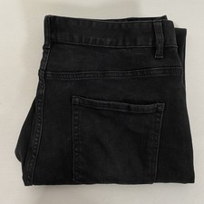Connor Mens Black Stretch Slim Straight Denim Jeans Size 34 Very Good JK111