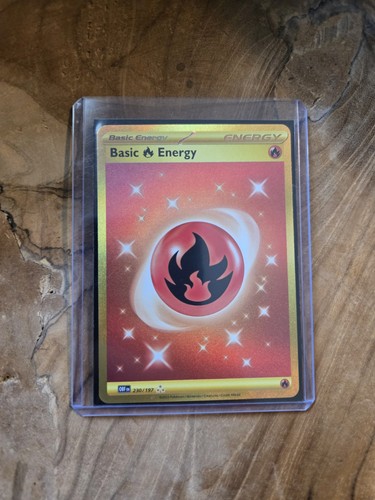 Pokemon TCG Gold Basic Fire Energy 230/197 Obsidian Flames NM