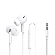 3.5mm Wired Earphones with Mic Stereo In-Ear Headphones for Android PC Laptop