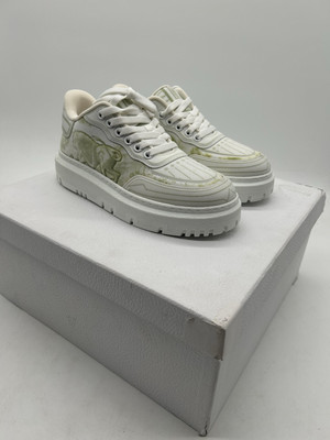 Dior Addict Sneaker weiß/limette Damen in UK 4 (EU 36,5) BRANDNEU UVP 850£