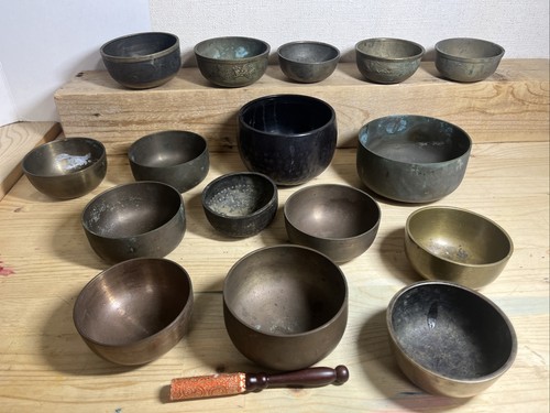 Buddhist Rin Bell Japanese Orin Singing Bowl Antique Vintage 16 Rare