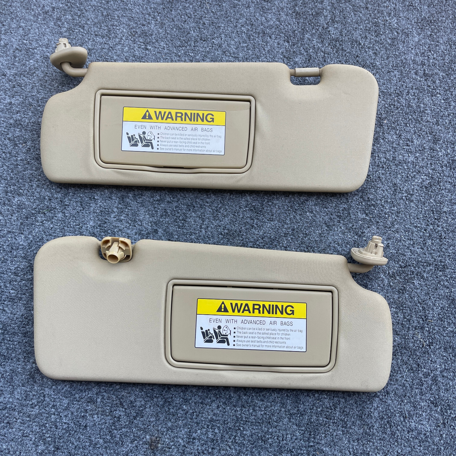 20072011 Honda CRV Sun Visor Set LH RH Driver Passenger Side w/Mirror