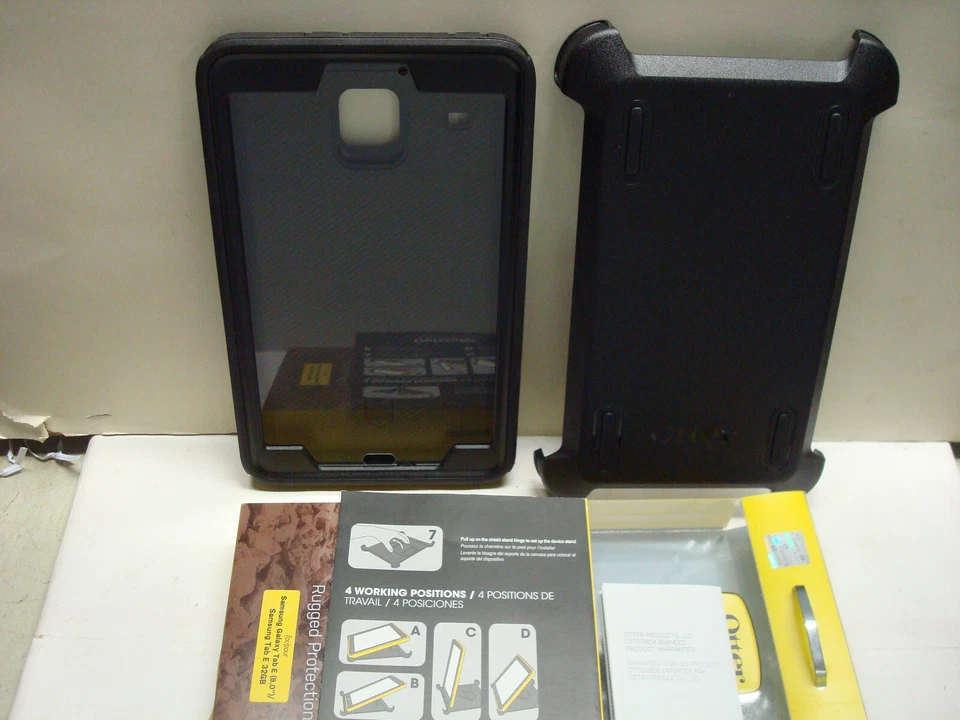 OtterBox Defender Series Rugged Protection Case Samsung Tab E 8". NEW. Open box - Image 3 of 3