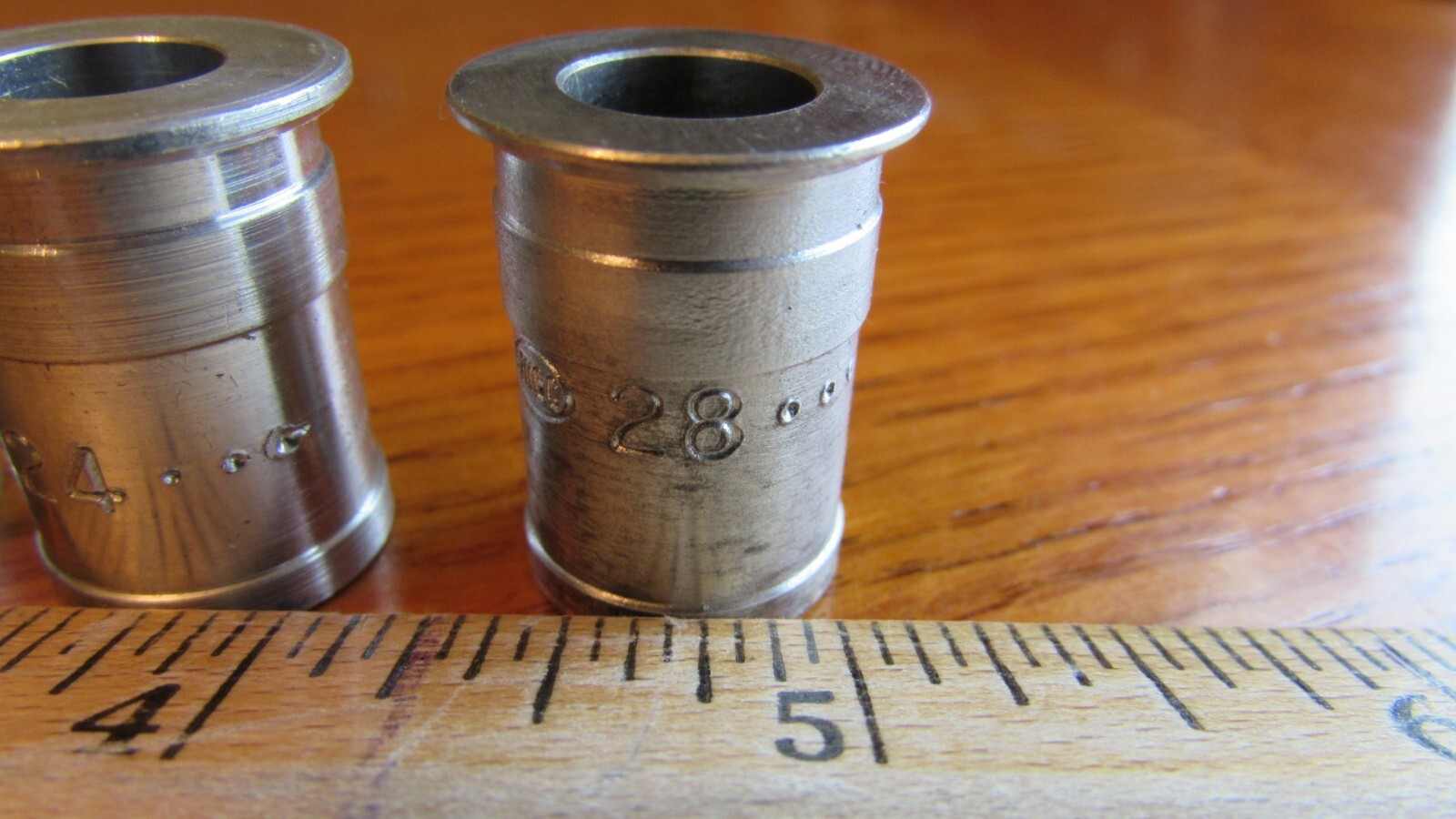 Lot of 5 MEC Powder Bushings 20, 21, 23, 24 & 28 eBay