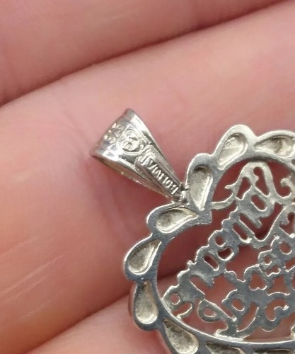 Vintage Sterling 925 Silver "Someone Special" Pendant Charm - Bolivia Designer - Picture 4 of 6