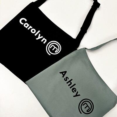 PERSONALISIERTE MEISTERKOCHSCHÜRZE | individuell bedruckte Schürze beliebiger Name Kochen Geschenk