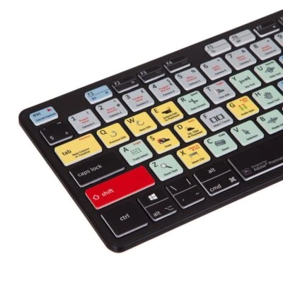 EDITORS KEYS Adobe Premiere Pro Keyboard - Slimline Wired/Wireless