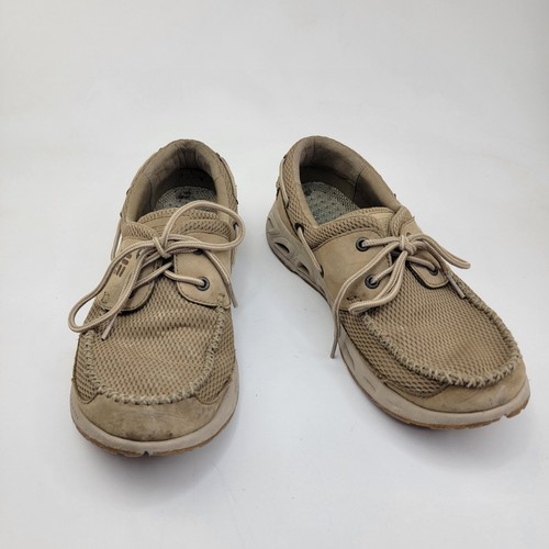 Columbia PFG Boatdrainer Leather Moc 