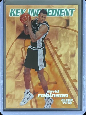 David Robinson - 1997-98 Fleer Basketball - Key Ingredient #12
