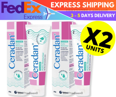 2X Ceradan Hydra Moisturize Cream Ceramide Dominant Skin Barrier Repair Cream