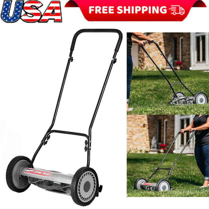 Manual Push Lawn Mower Craftsman 18 Reel Mower 18