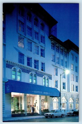 Berkeley California CA Postcard Shattuck Hotel Restaurant Lounge Ballroom c1960