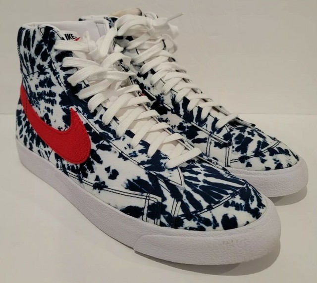 Size 11.5 - Nike Blazer Mid 77 Vintage Blue Tie-Dye 2020 for sale online | eBay