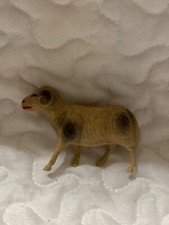 Antique Celluloid Viscoloid Ram Sheep Christmas Cr che Nativity Figurine Toy USA