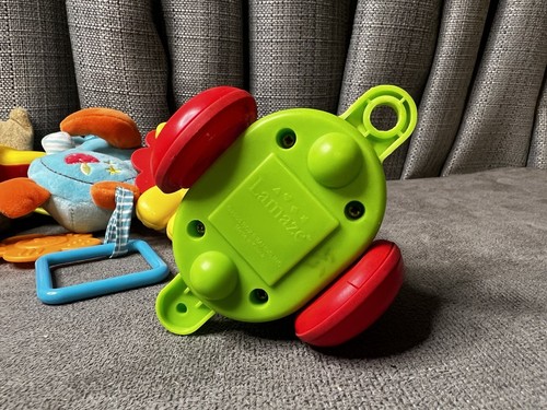 Playtex Lamaze Nuby Baby Toys Rattles Teething Sensory Mirror Phone Lot Bundle - Picture 16 of 16
