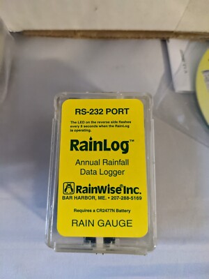 RainWise RainLog RS-232 Port Rainfall Data Logger