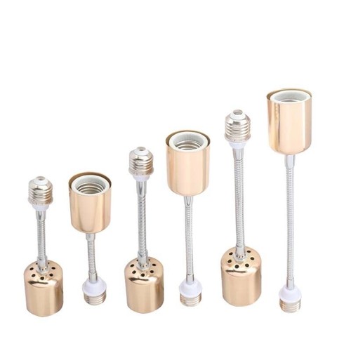 Lampenfassung E27 Bis E27 Light Socket Extender Adapter 360° Rotierende Flexible - Picture 3 of 11