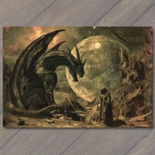 Art Print Alien God Civilization Religious Deity Ceremony Sacred Ritual Dragon