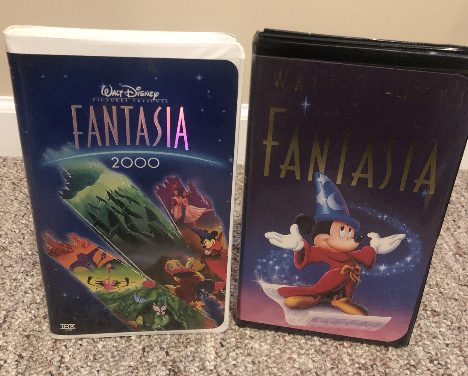 Walt Disney Fantasia and Fantasia 2000 VHS eBay