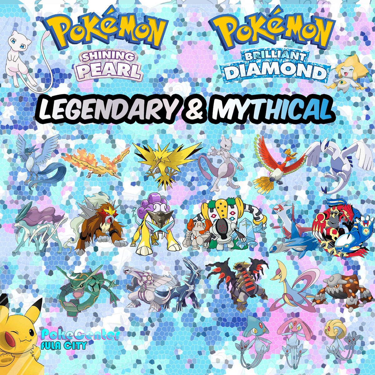 Brilliant Diamond & Shining Pearl Legendary & Mythical Pokmon 6IV