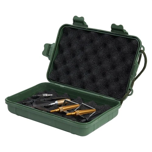 12 Stück Bogenschießen Pfeilspitzen & Box Jagdschraube Pfeilköpfe 100 Grain Broadheads - Bild 15 von 27