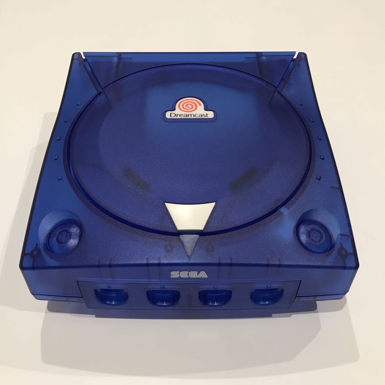 Replacement Translucent Case Shell for SEGA Dreamcast Transparent Crystal Blue