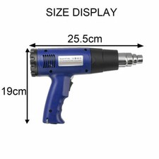 Pistola Termica Sverniciatore Professionale Ad Aria Calda 1800W 400/600 Gradi - Miniatura 1