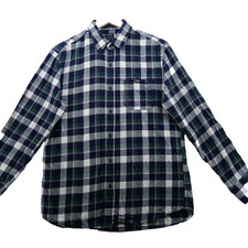 J.Crew Slim Fit Flannel Men's Size M Check Cotton Long Sleeve Casual Shirt