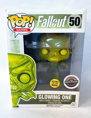 Funko Pop! Games Fallout 50 GLOWING ONE Ghoul GameStop Exclusive GITD Glows!