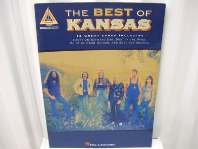 Kansas (band) Best of Sheet Music Song Book Songbook Guitar Tab Tablature